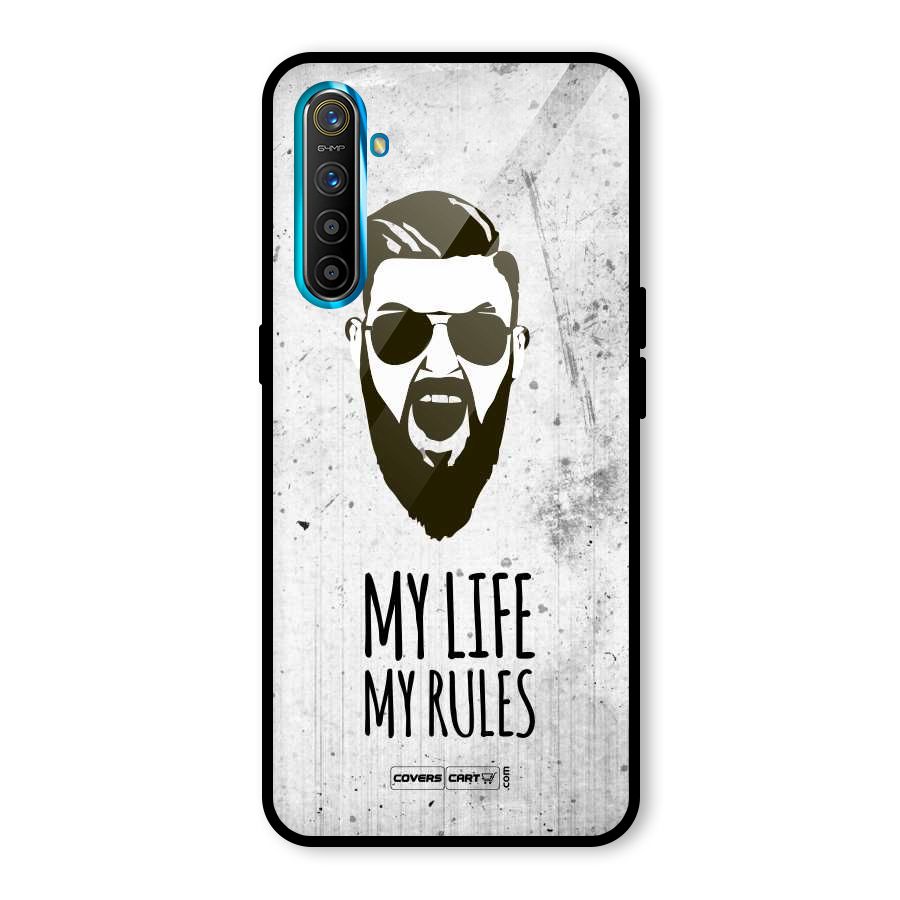 My Life My Rules Glass Back Case for Realme XT
