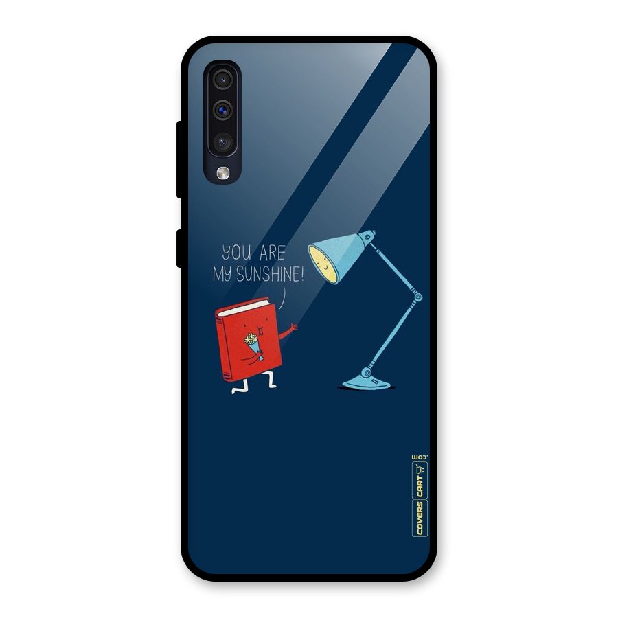 My Sunshine Glass Back Case for Galaxy A50