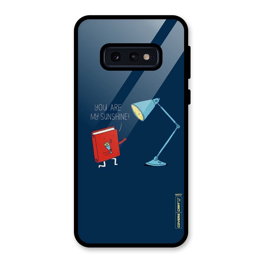 My Sunshine Glass Back Case for Galaxy S10e
