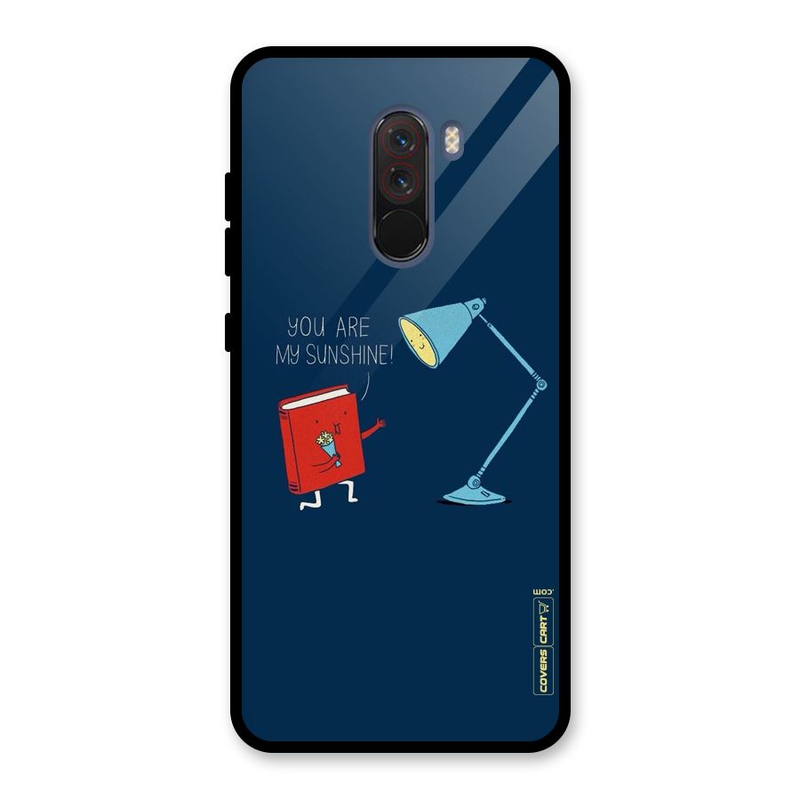 My Sunshine Glass Back Case for Poco F1
