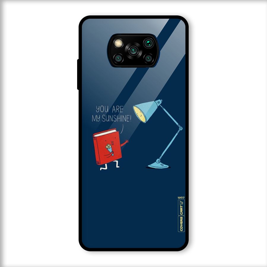 My Sunshine Glass Back Case for Poco X3