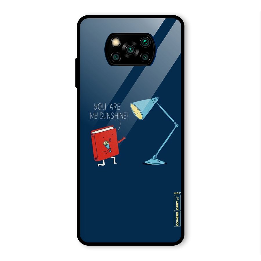My Sunshine Glass Back Case for Poco X3 Pro