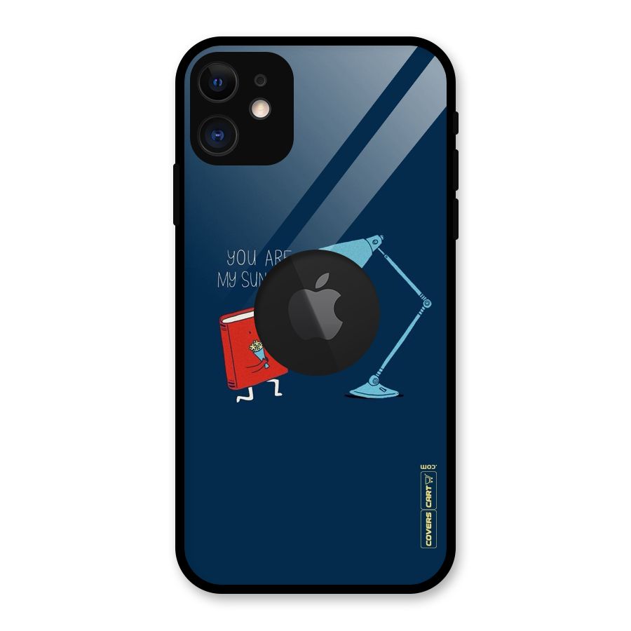 My Sunshine Glass Back Case for iPhone 11 Logo Cut