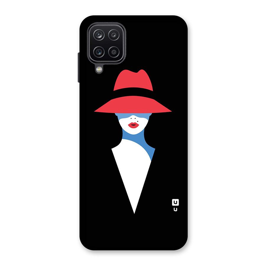 Mysterious Woman Illustration Back Case for Galaxy A12