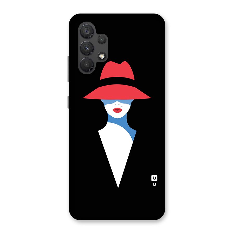 Mysterious Woman Illustration Back Case for Galaxy A32