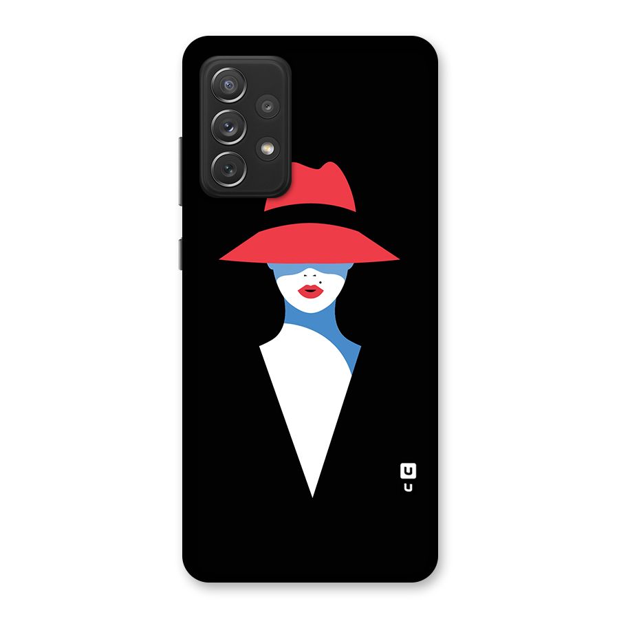Mysterious Woman Illustration Back Case for Galaxy A72