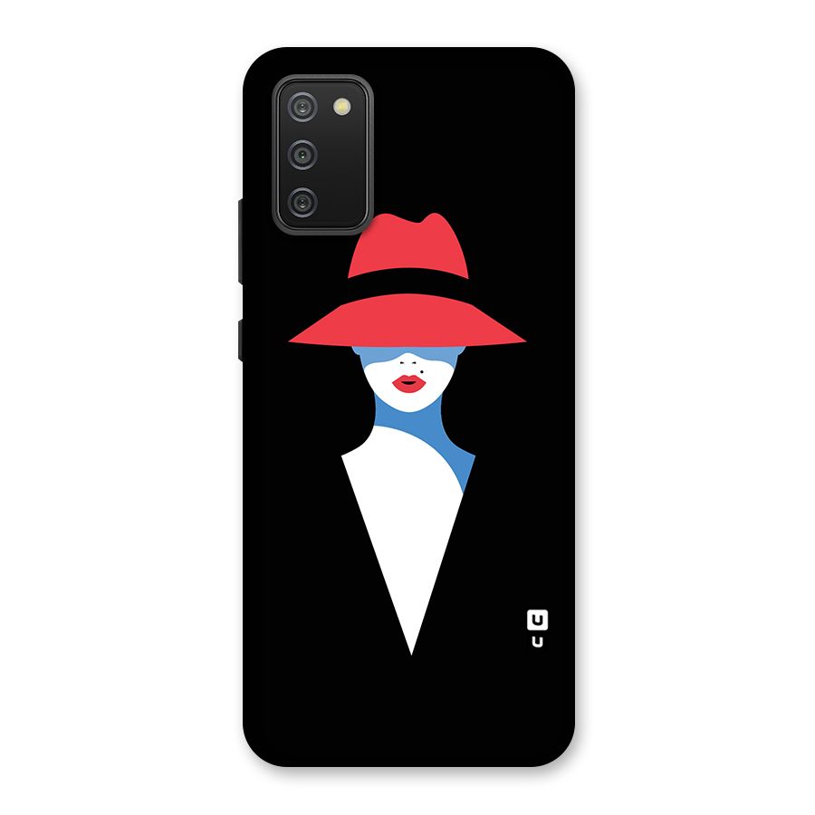Mysterious Woman Illustration Back Case for Galaxy M02s