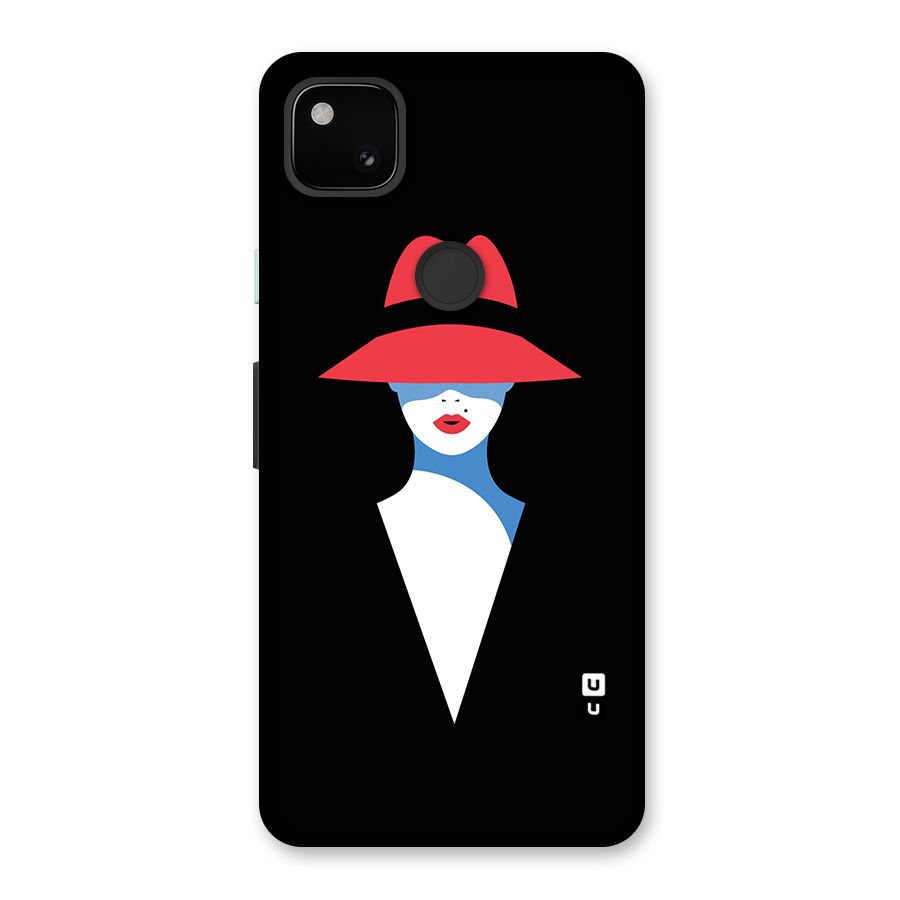 Mysterious Woman Illustration Back Case for Google Pixel 4a