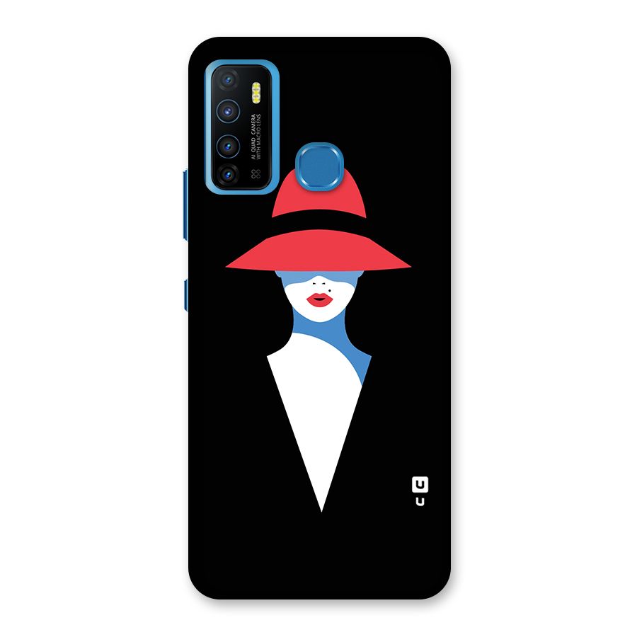 Mysterious Woman Illustration Back Case for Infinix Hot 9