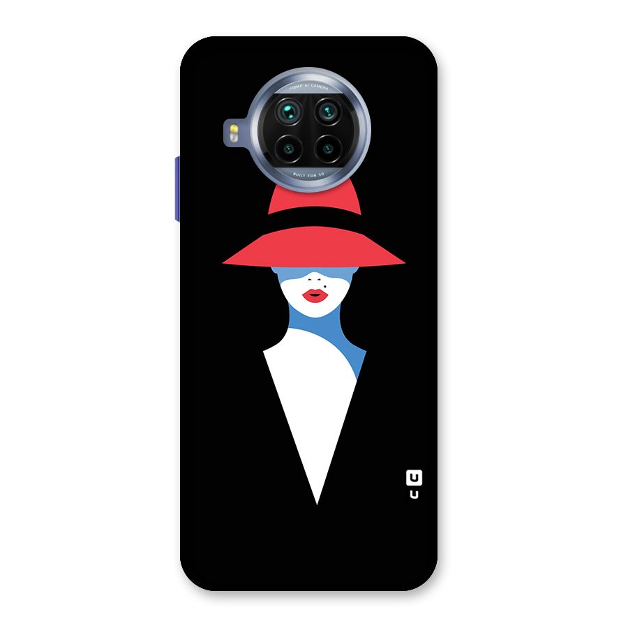 Mysterious Woman Illustration Back Case for Mi 10i