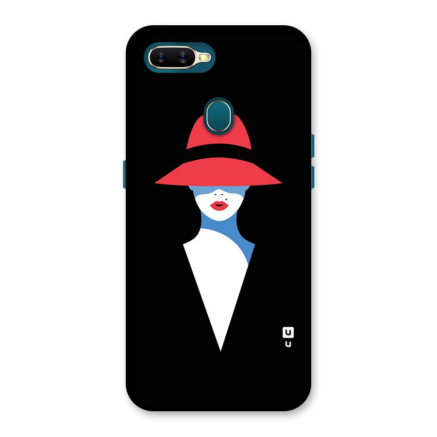 Mysterious Woman Illustration Back Case for Oppo A11k