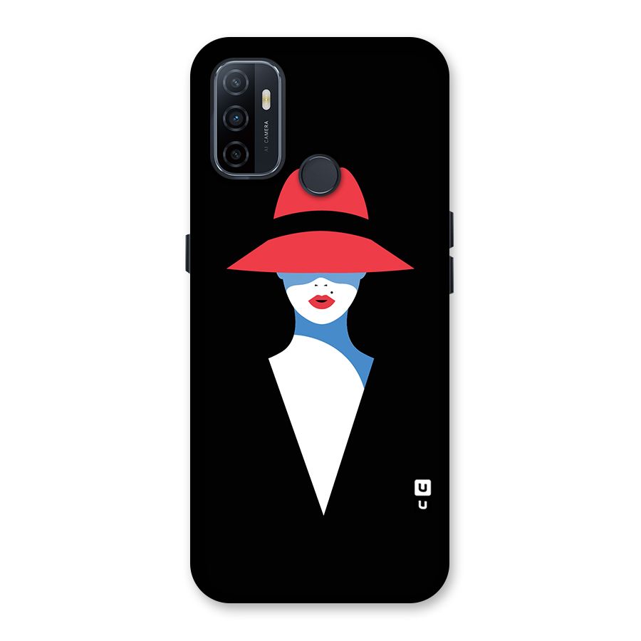 Mysterious Woman Illustration Back Case for Oppo A32
