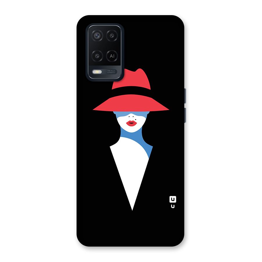Mysterious Woman Illustration Back Case for Oppo A54