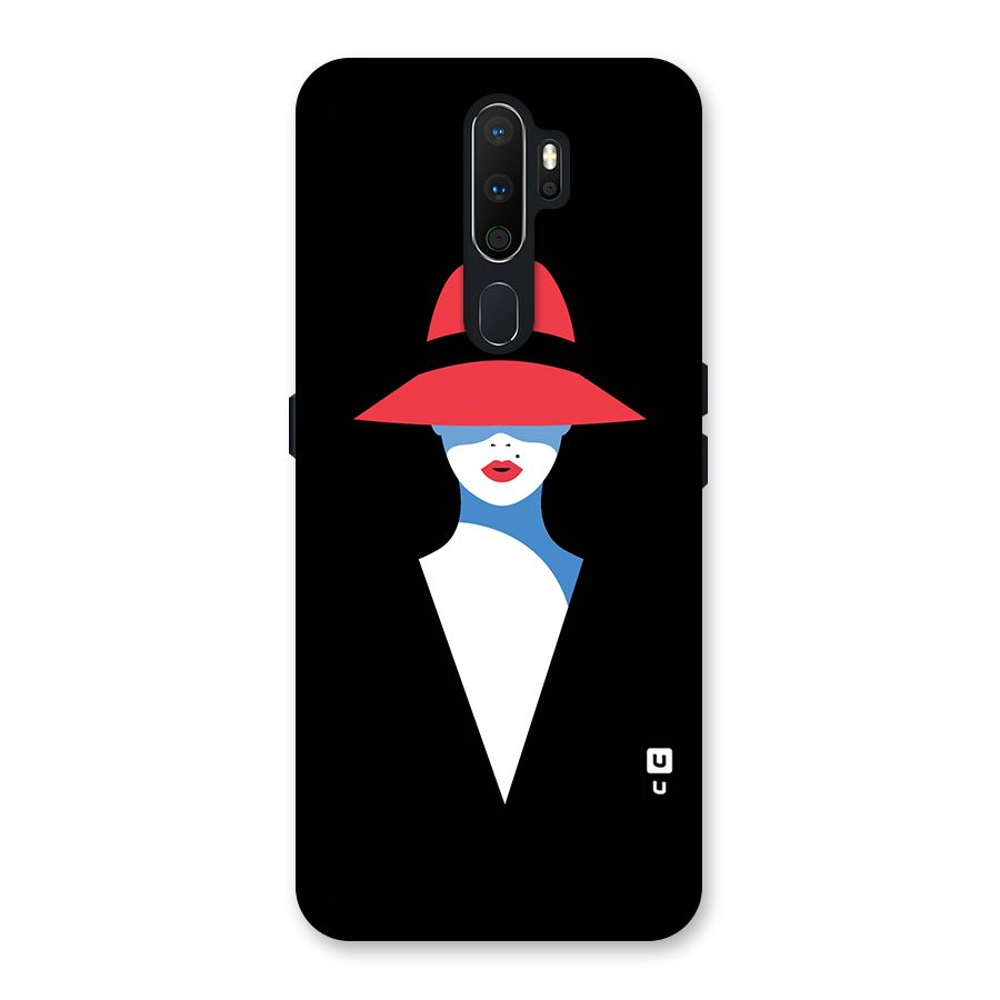 Mysterious Woman Illustration Back Case for Oppo A5 (2020)