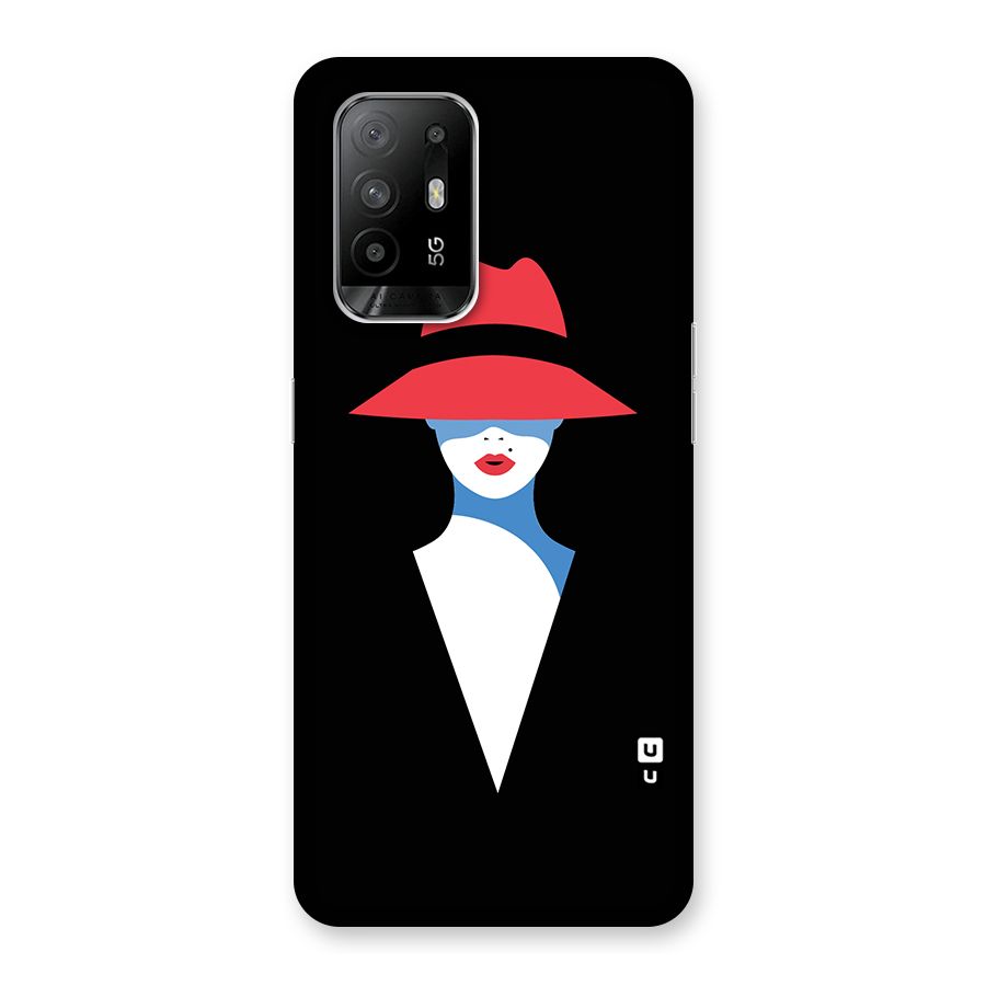 Mysterious Woman Illustration Back Case for Oppo F19 Pro Plus 5G