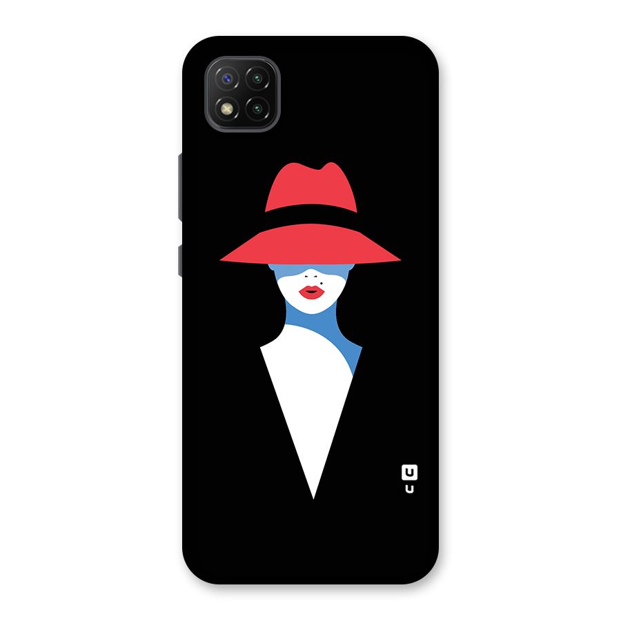 Mysterious Woman Illustration Back Case for Poco C3