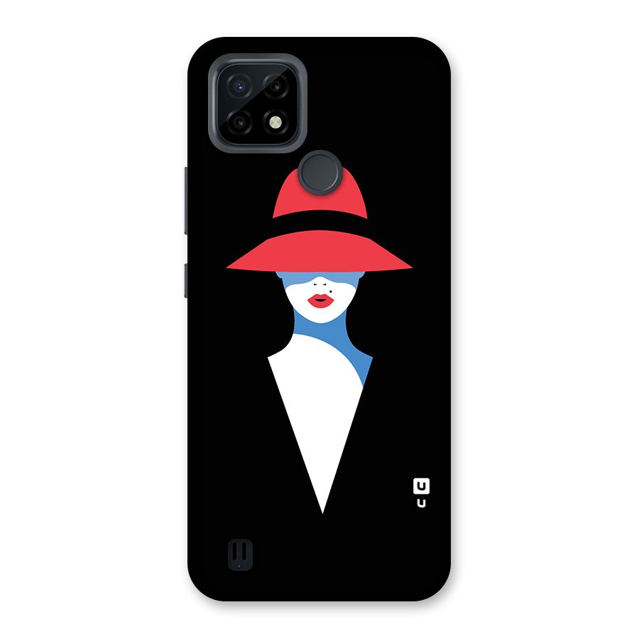 Mysterious Woman Illustration Back Case for Realme C21