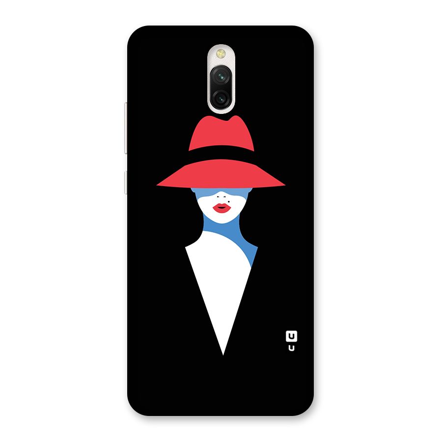 Mysterious Woman Illustration Back Case for Redmi 8A Dual