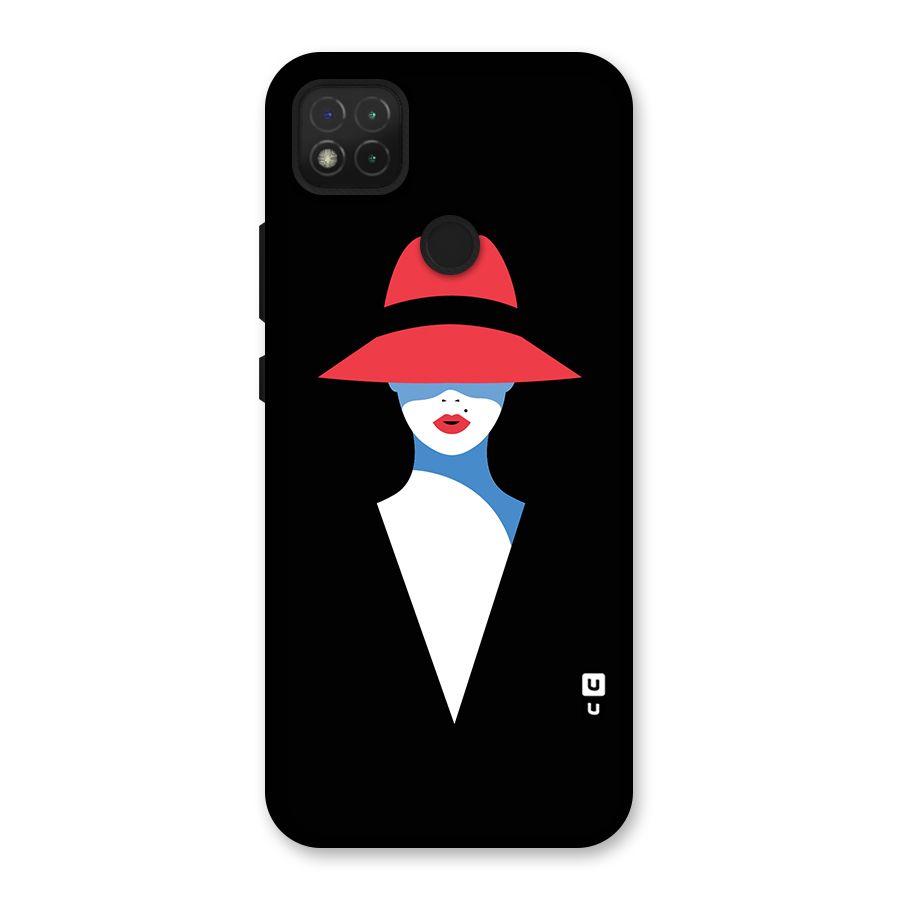 Mysterious Woman Illustration Back Case for Redmi 9