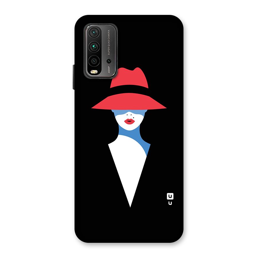 Mysterious Woman Illustration Back Case for Redmi 9 Power