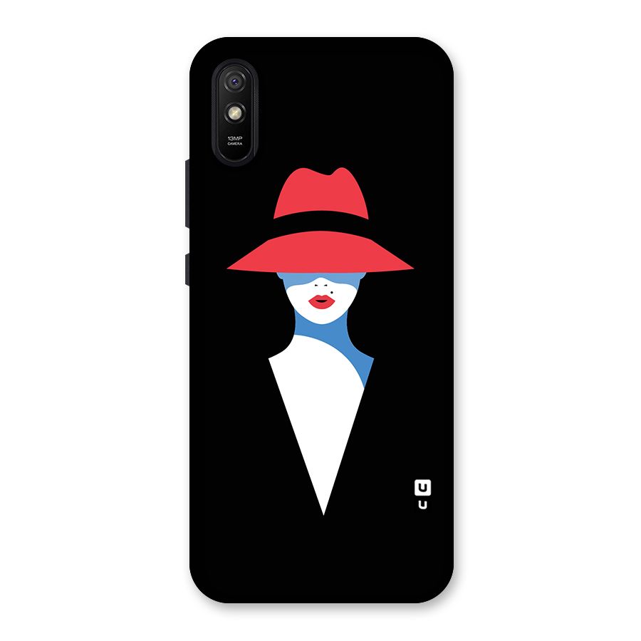 Mysterious Woman Illustration Back Case for Redmi 9i