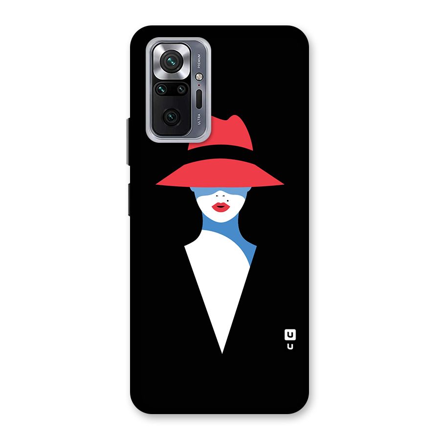 Mysterious Woman Illustration Back Case for Redmi Note 10 Pro Max