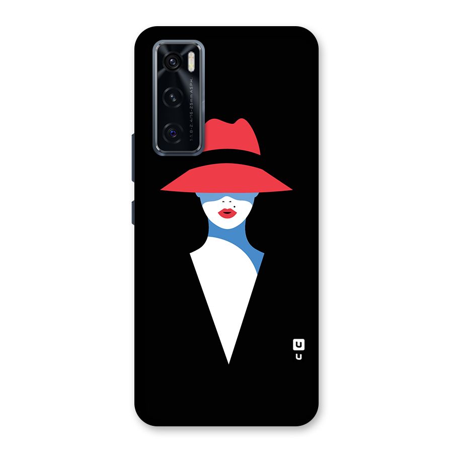 Mysterious Woman Illustration Back Case for Vivo V20 SE