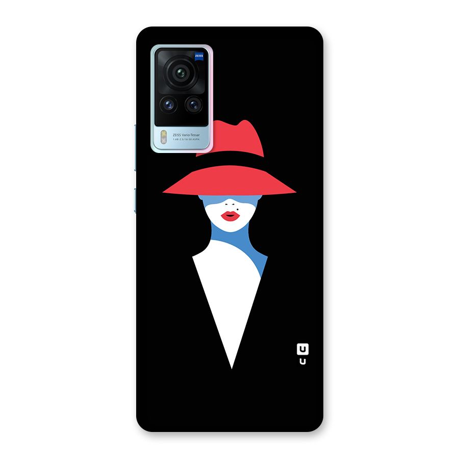 Mysterious Woman Illustration Back Case for Vivo X60 Pro