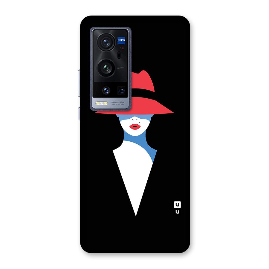 Mysterious Woman Illustration Back Case for Vivo X60 Pro Plus