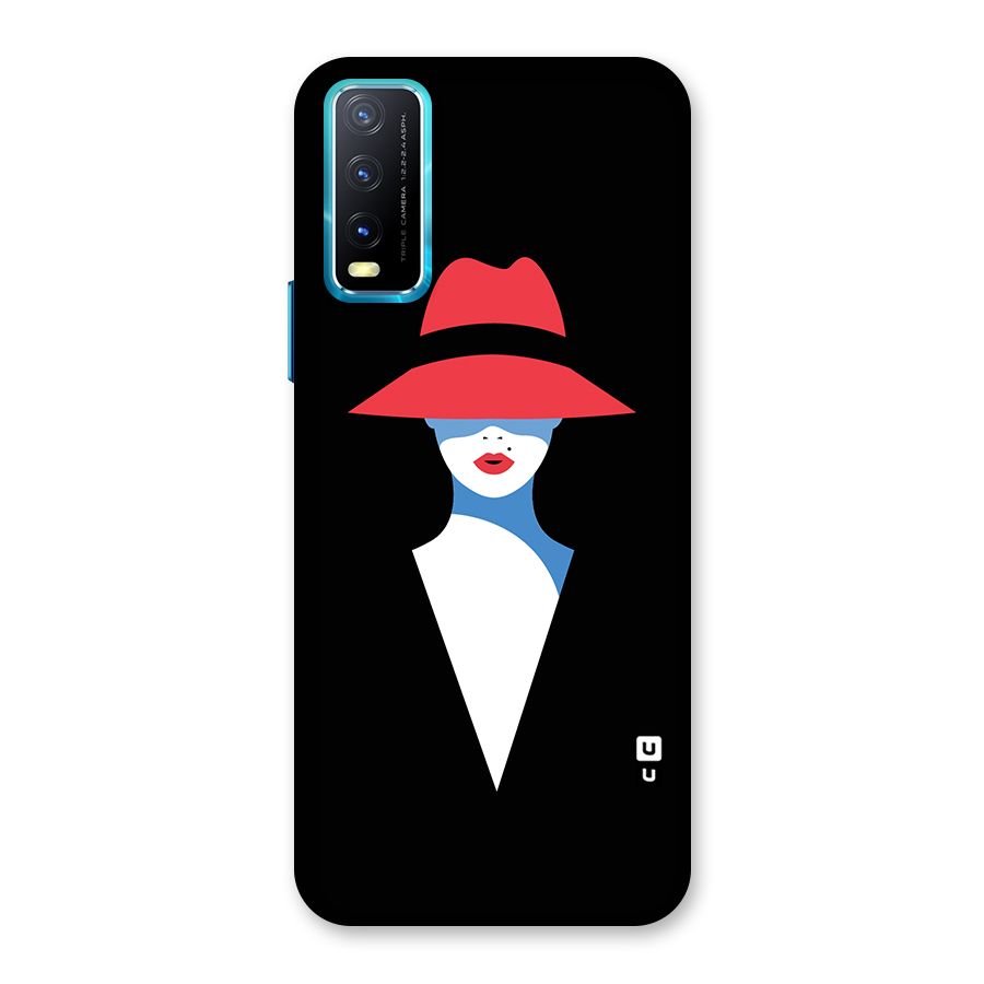 Mysterious Woman Illustration Back Case for Vivo Y20A
