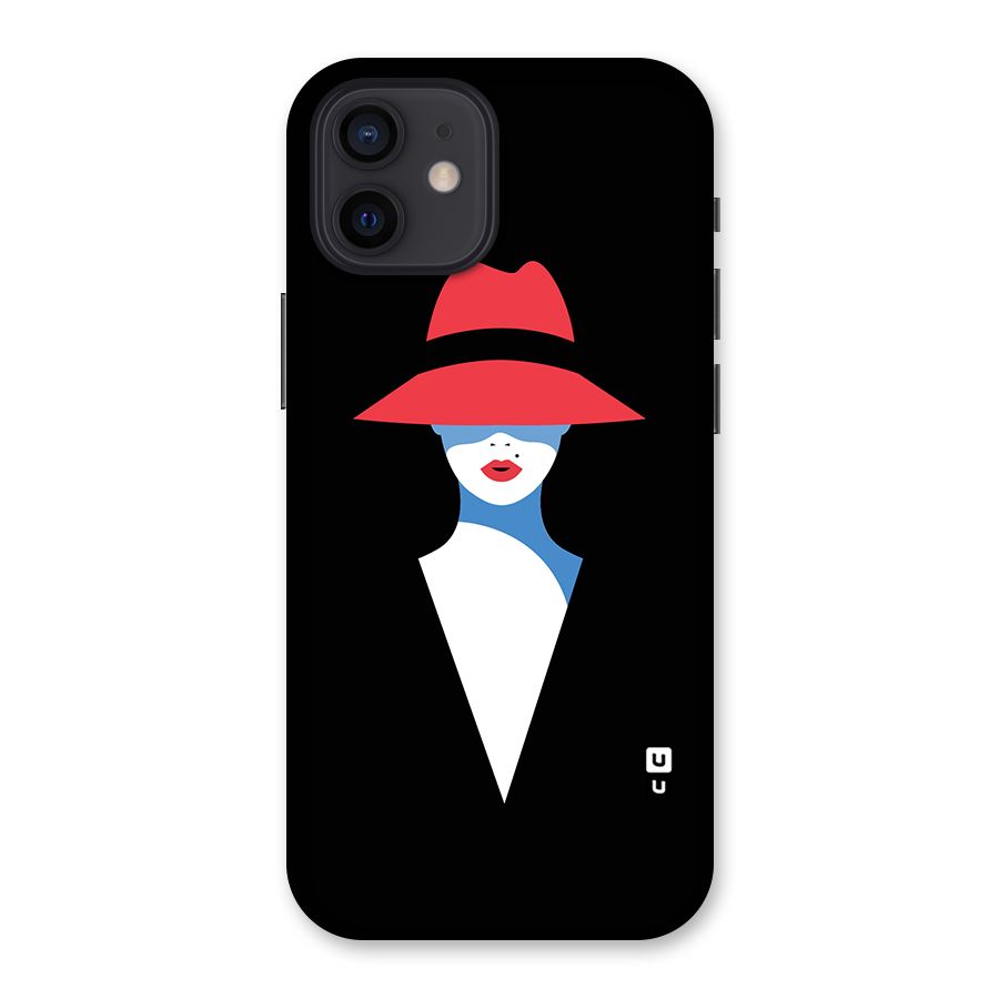 Mysterious Woman Illustration Back Case for iPhone 12