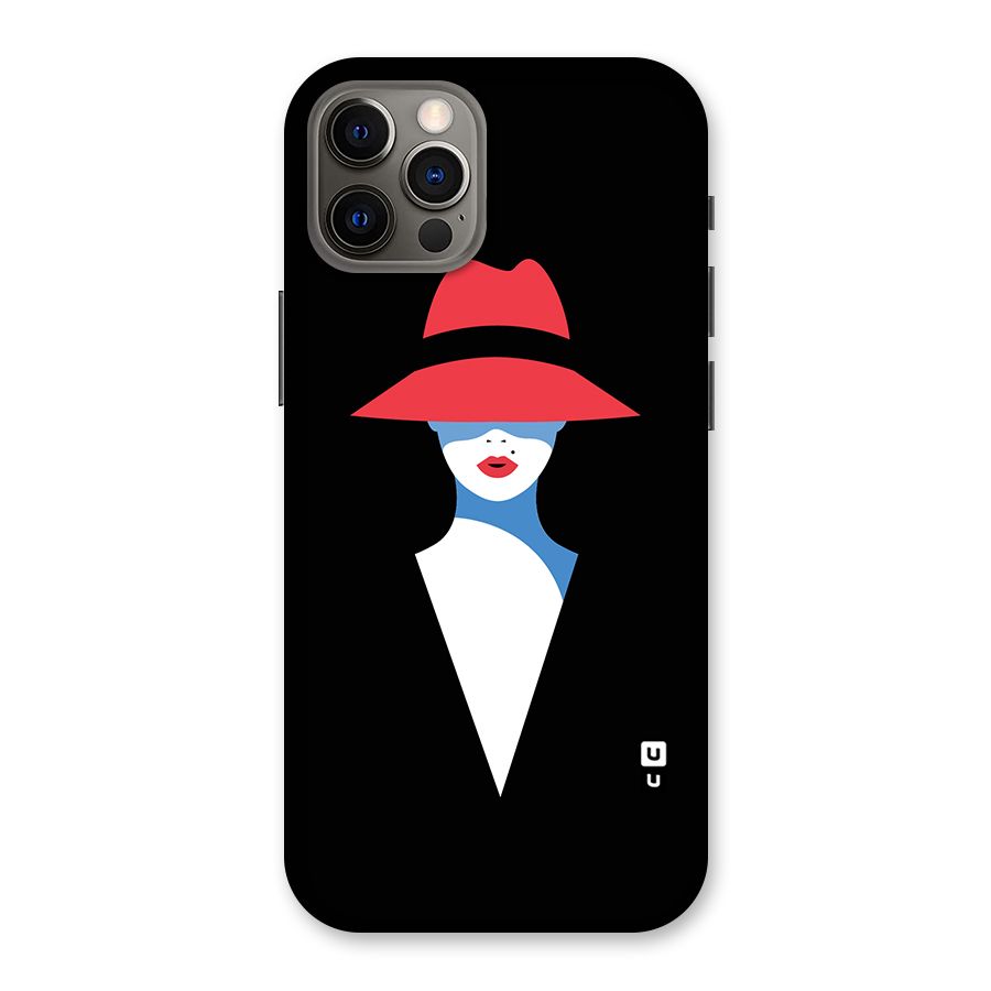 Mysterious Woman Illustration Back Case for iPhone 12 Pro