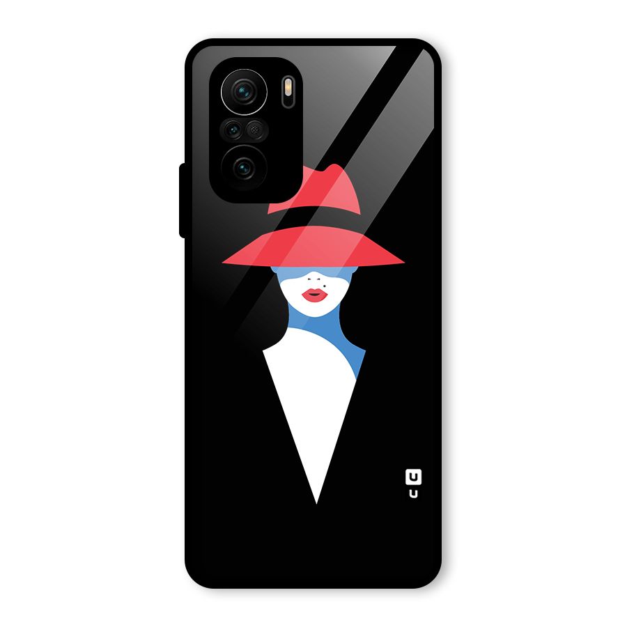 Mysterious Woman Illustration Glass Back Case for Mi 11X Pro