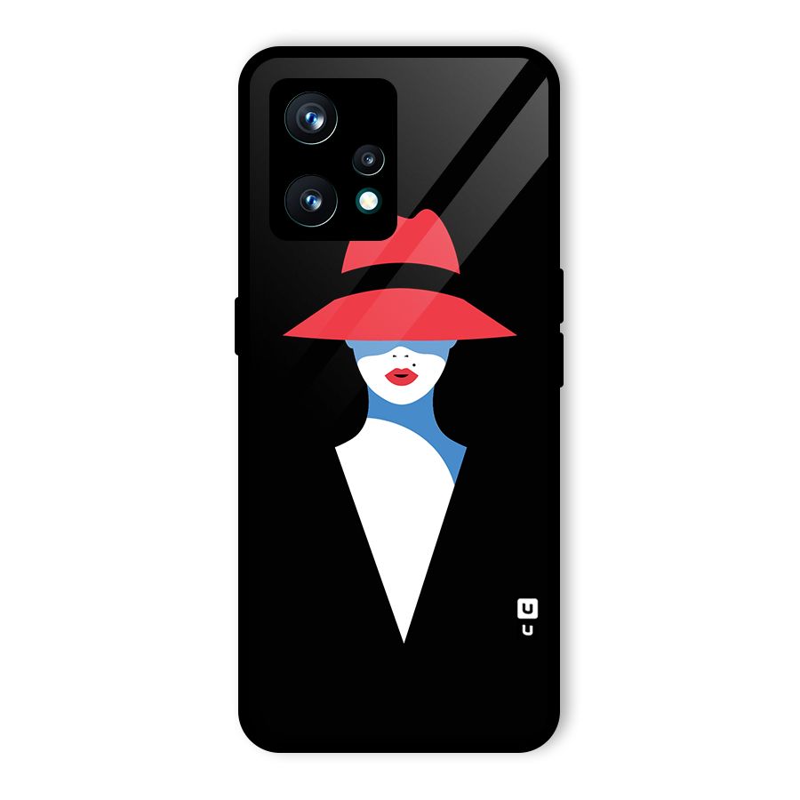 Mysterious Woman Illustration Glass Back Case for Realme 9 Pro Plus 5G