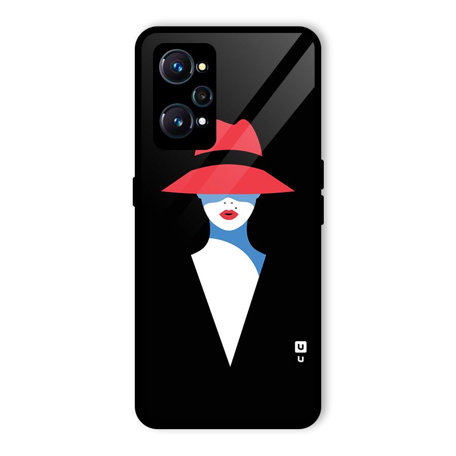 Mysterious Woman Illustration Glass Back Case for Realme GT Neo2