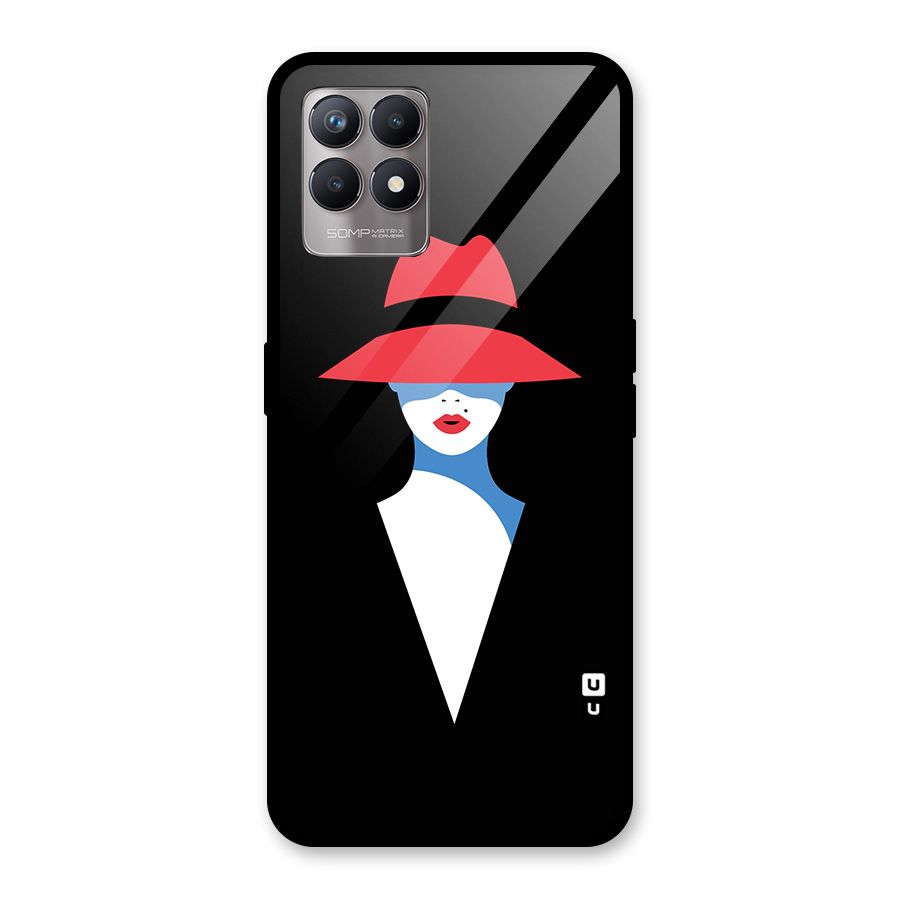 Mysterious Woman Illustration Glass Back Case for Realme Narzo 50