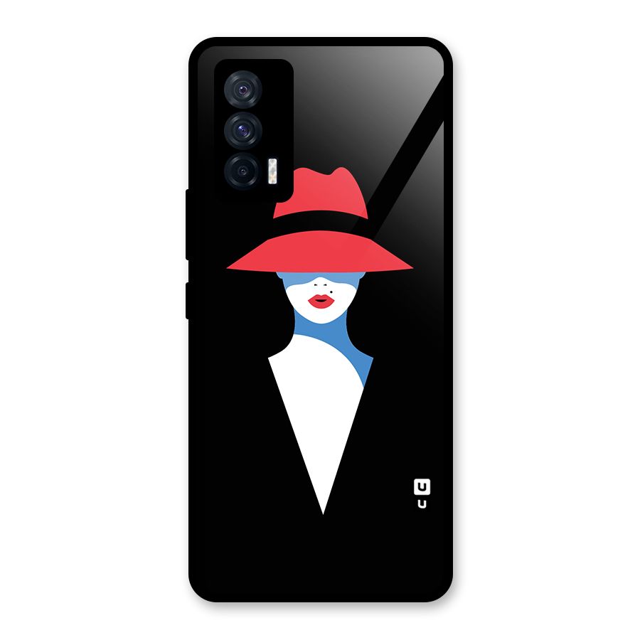 Mysterious Woman Illustration Glass Back Case for Vivo iQOO 7 5G