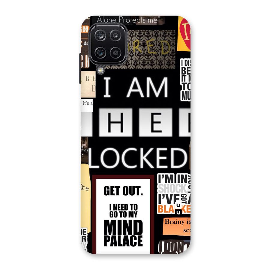 Mystery Pattern Back Case for Galaxy A12