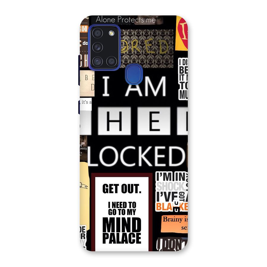 Mystery Pattern Back Case for Galaxy A21s