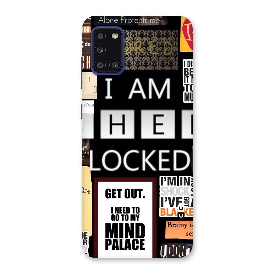 Mystery Pattern Back Case for Galaxy A31