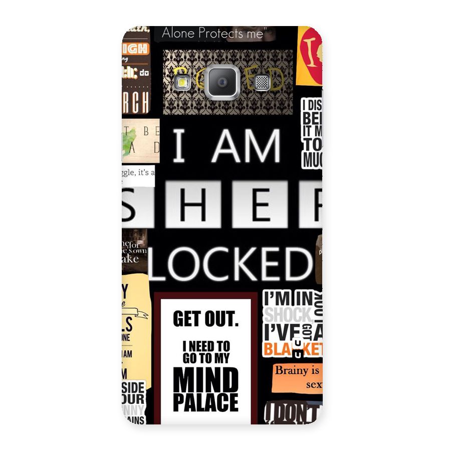 Mystery Pattern Back Case for Galaxy A7