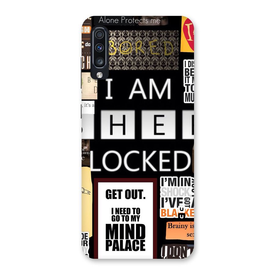 Mystery Pattern Back Case for Galaxy A70