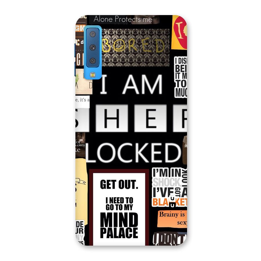 Mystery Pattern Back Case for Galaxy A7 (2018)