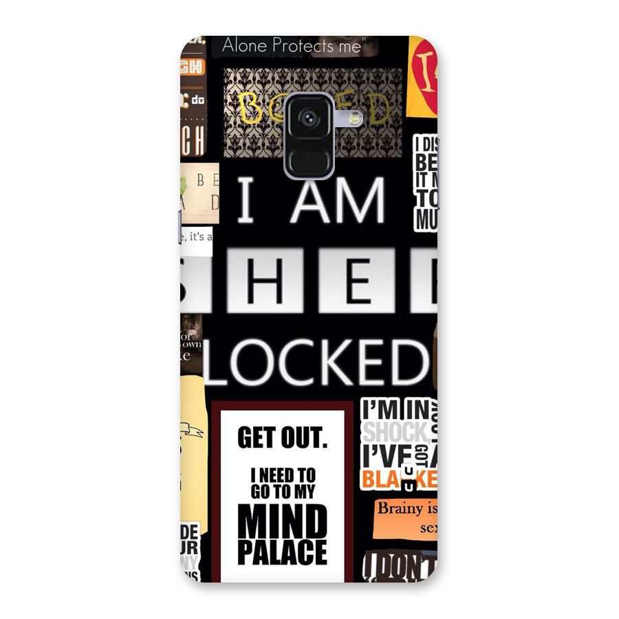 Mystery Pattern Back Case for Galaxy A8 Plus