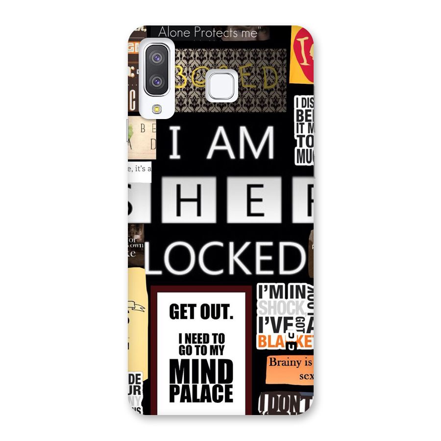 Mystery Pattern Back Case for Galaxy A8 Star