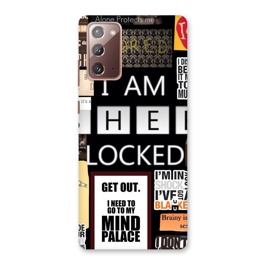 Mystery Pattern Back Case for Galaxy Note 20