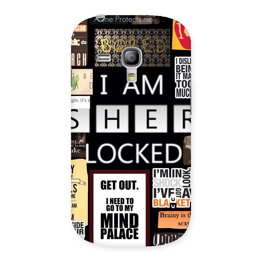 Mystery Pattern Back Case for Galaxy S3 Mini