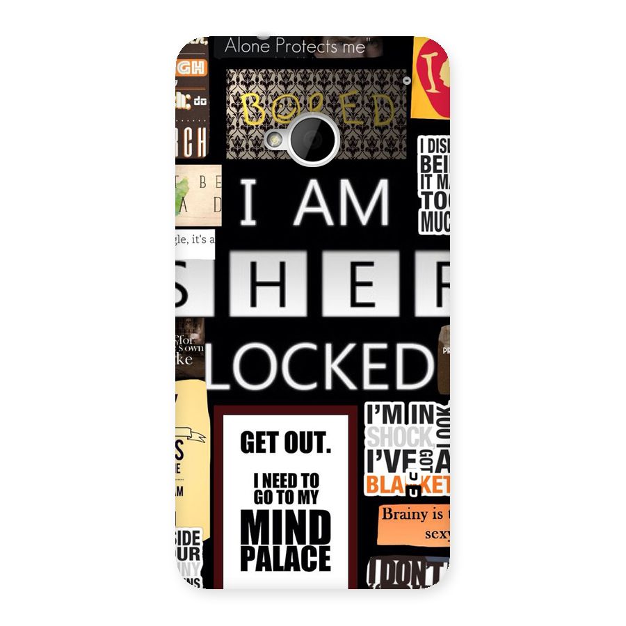 Mystery Pattern Back Case for HTC One M7