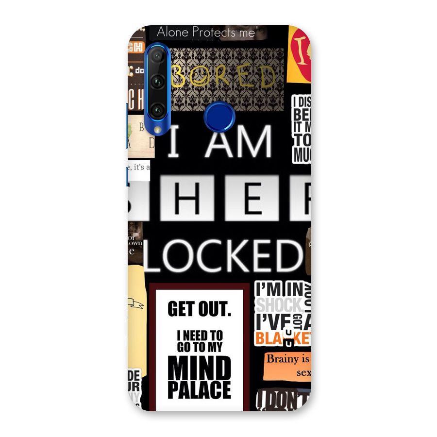 Mystery Pattern Back Case for Honor 20i