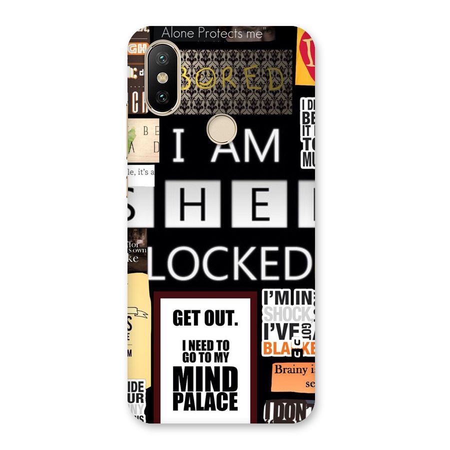 Mystery Pattern Back Case for Mi A2